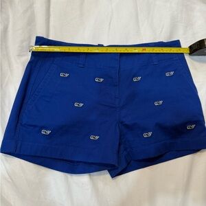 Vinyard Vines Blue Cotton Shorts with Whales Size 4 VGUC